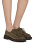 Figure View - Click To Enlarge - LEGRES - Model 84 Suede Shoes