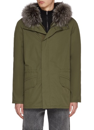 Main View - Click To Enlarge - YVES SALOMON - Fur Hood Padded Parka Coat