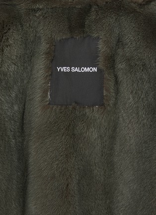 Detail View - Click To Enlarge - YVES SALOMON - Fur Lining Padded Coat