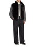 Figure View - Click To Enlarge - YVES SALOMON - Reversible Stand Collar Gilet Vest