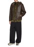 Figure View - Click To Enlarge - YVES SALOMON - Hooded Shearling Jacket