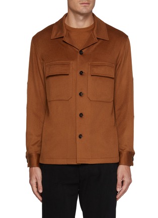 Main View - Click To Enlarge - ZEGNA - Oasi Cashmere Shirt Jacket