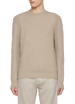 Main View - Click To Enlarge - ZEGNA - Crewneck Cashmere Knit Sweater