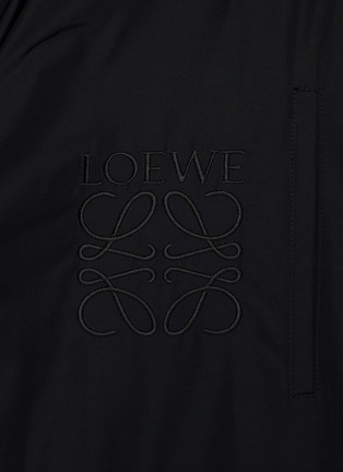  - LOEWE - Shearling Collar Technical Cotton Puffer Jacket