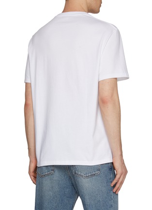 Back View - Click To Enlarge - LOEWE - Embroidered Anagram Graphic Print Cotton T-Shirt