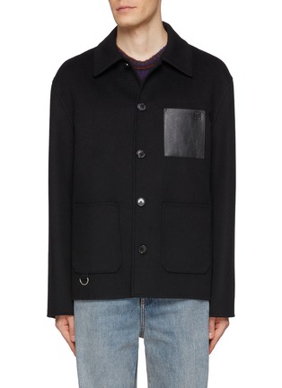 Main View - Click To Enlarge - LOEWE - Workwear Wool Cashmere Jacket