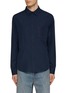 Main View - Click To Enlarge - LOEWE - Embroidered Anagram Pocket Cotton Shirt