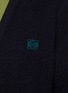  - LOEWE - Embroidered Contrast Anagram Wool Cardigan