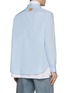 Back View - Click To Enlarge - LOEWE - Hybrid Layered Cotton Shirt