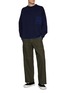 Figure View - Click To Enlarge - LOEWE - Anagram Pocket Cotton Blend Sweater