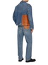 Figure View - Click To Enlarge - LOEWE - Leather Patch Pocket Denim Jacket