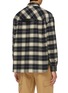 Back View - Click To Enlarge - LOEWE - Chequered Cotton Flannel Shirt