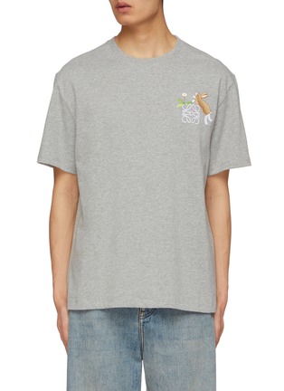 Main View - Click To Enlarge - LOEWE - Anagram And Appliqué Cotton T-Shirt