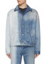 Main View - Click To Enlarge - LOEWE - Light Wash Faded Denim Jacket