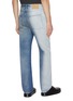 Back View - Click To Enlarge - LOEWE - Light Wash Faded Straight Leg Jeans