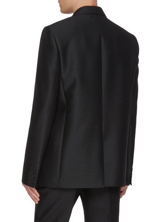 Back View - Click To Enlarge - LOEWE - Single Breasted Wool Silk Blazer