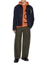 Figure View - Click To Enlarge - LOEWE - Crossbody Logo Cotton Hoodie