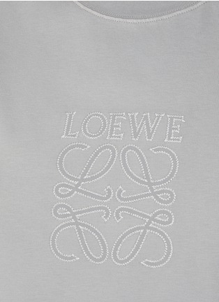  - LOEWE - Embroidered Anagram Cotton T-Shirt