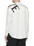 Back View - Click To Enlarge - LOEWE - Crossbody Logo Silk Shirt