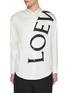 Main View - Click To Enlarge - LOEWE - Crossbody Logo Silk Shirt