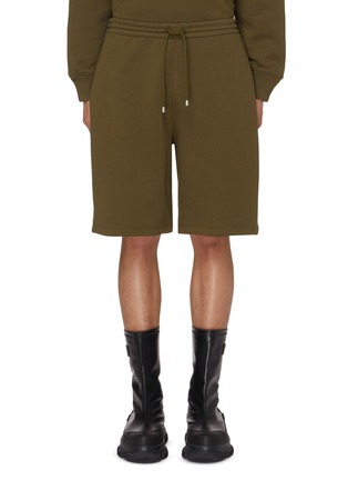 Main View - Click To Enlarge - LOEWE - Shrunk Back Hybrid Cotton Sweatshorts