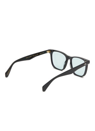 Figure View - Click To Enlarge - GAST - Tazi Mint-Flavored Acetete Square Sunglasses