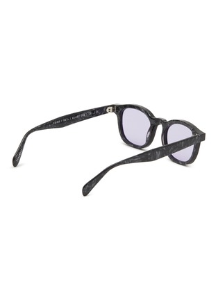 Figure View - Click To Enlarge - GAST - Anima Black Pearl Aceate Round Sunglasses