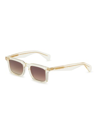 Main View - Click To Enlarge - GAST - Gusto Champagne Acetate Square Sunglasses