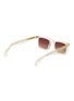 Figure View - Click To Enlarge - GAST - Gusto Champagne Acetate Square Sunglasses