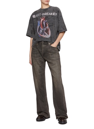 Figure View - Click To Enlarge - R13 - Damon Pleated Relaxed Jeans