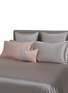 Main View - Click To Enlarge - SILKY MIRACLE - The One King Size Silk Bed Set — Galaxy Grey/Nude