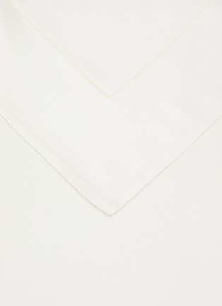 Detail View - Click To Enlarge - SILKY MIRACLE - The One Super King Size Silk Bed Set — Pearl White