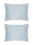 Main View - Click To Enlarge - SILKY MIRACLE - The One Pillowcase Set of 2 — Sky Blue