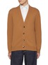 Main View - Click To Enlarge - BOTTEGA VENETA - Spade Intrecciato Elbow Patch Cashmere Blend Cardigan