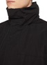 Detail View - Click To Enlarge - BOTTEGA VENETA - Hidden Placket Stand Collar Hooded Jacket