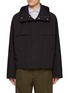 Main View - Click To Enlarge - BOTTEGA VENETA - Hidden Placket Stand Collar Hooded Jacket