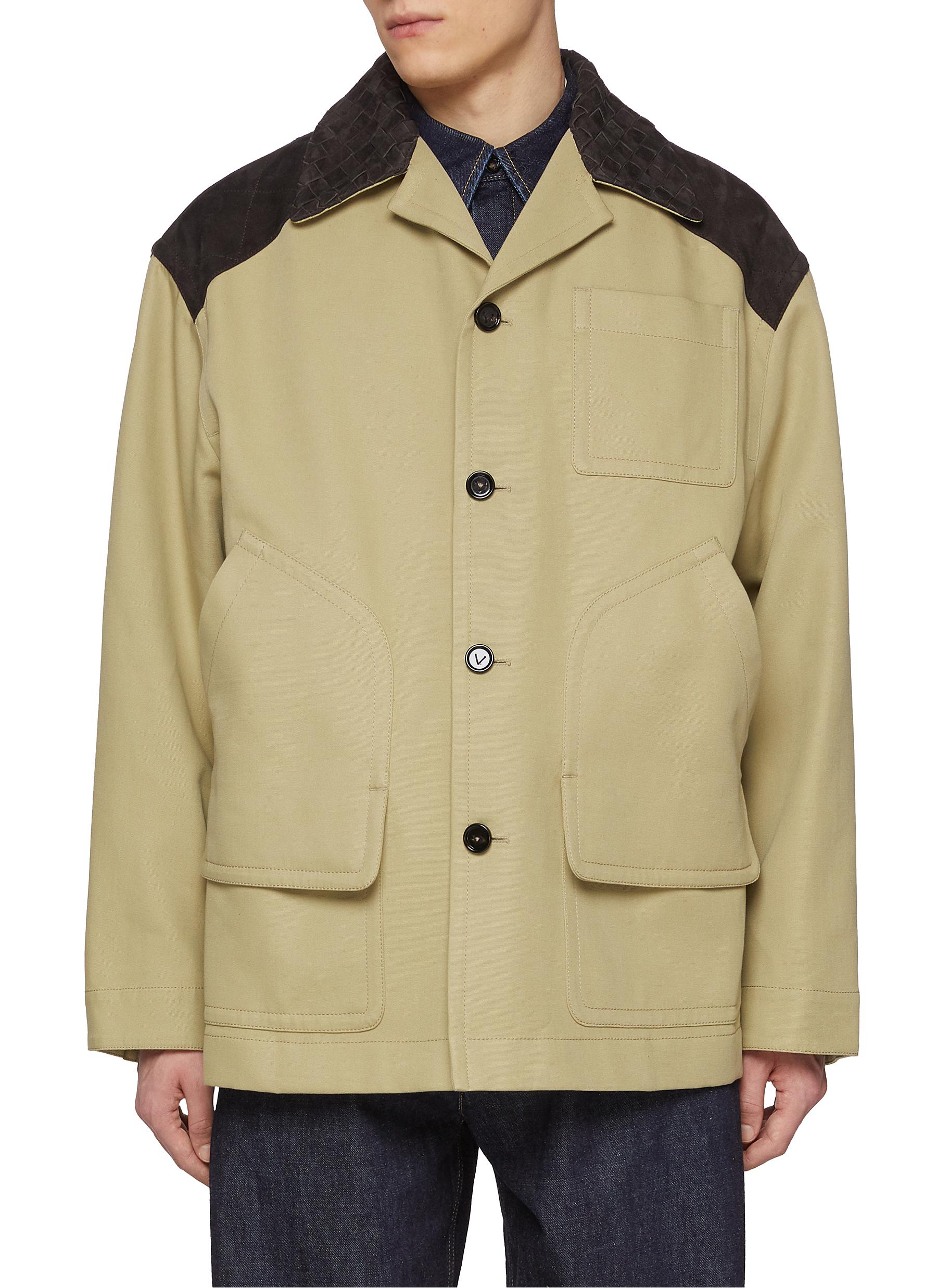 BOTTEGA VENETA | Leather Collar Jacket | Men | Lane Crawford