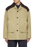 Main View - Click To Enlarge - BOTTEGA VENETA - Leather Collar Jacket