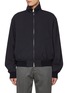 Main View - Click To Enlarge - BOTTEGA VENETA - Stand Collar Zip Up Wool Blouson Jacket