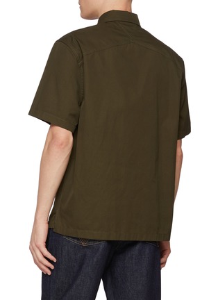 Back View - Click To Enlarge - BOTTEGA VENETA - Asymmetrical Seam Back Cotton Shirt