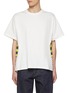 Main View - Click To Enlarge - BOTTEGA VENETA - Gingham Insert Cotton T-Shirt