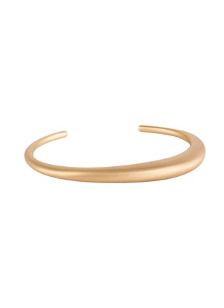 Main View - Click To Enlarge - NADA GHAZAL - My Muse Urban Pure Gold Thin Cuff — Size 16cm