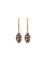 Main View - Click To Enlarge - NADA GHAZAL - Baby Malak 18K Gold Sapphire Drop Earrings