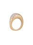 Main View - Click To Enlarge - NADA GHAZAL - My Muse Urban Winter Gold Diamond Thick Ring — Size EU56