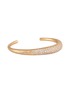 Main View - Click To Enlarge - NADA GHAZAL - My Muse Urban Winter Gold Diamond Thick Cuff — Size 17cm