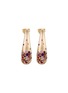 Main View - Click To Enlarge - NADA GHAZAL - My Muse Urban Summer Nights Gold Sapphire Thick Earrings