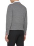 Back View - Click To Enlarge - THOM BROWNE - Holiday Hector House Virgin Wool Sweater