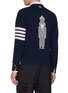 Back View - Click To Enlarge - THOM BROWNE - Holiday Hector Nutcracker Four Bar Virgin Wool Cardigan