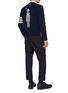 Figure View - Click To Enlarge - THOM BROWNE - Holiday Hector Nutcracker Four Bar Virgin Wool Cardigan