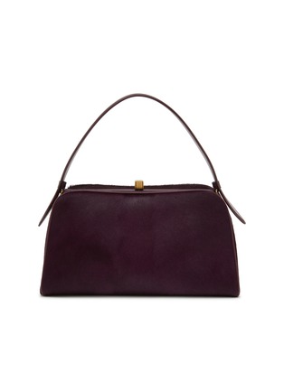 Main View - Click To Enlarge - KHAITE - Cate Hair Leather Shoulder Bag